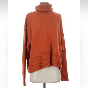 Bryn Walker Cotton Cowl Sweater Sm